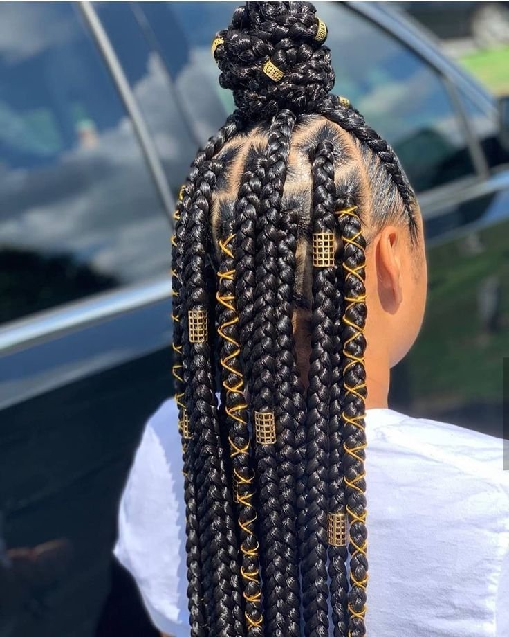 30 PHOTOS Cornrow braid designs - Box braids hairstyles