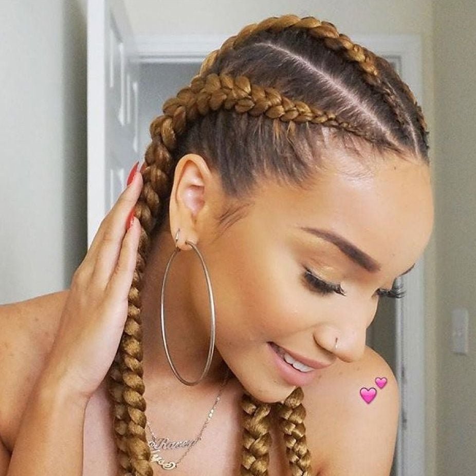 30 PHOTOS Cornrow braid designs - Box braids hairstyles