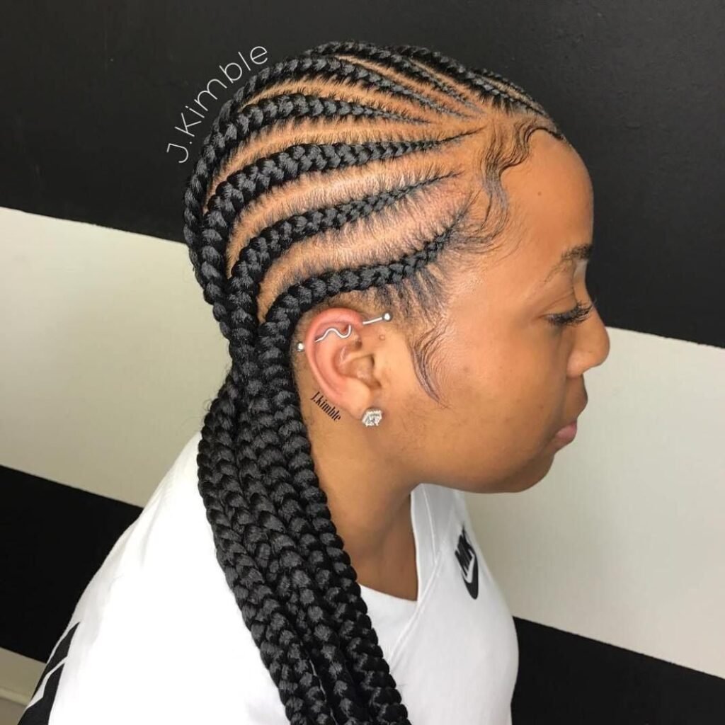 30 PHOTOS Cornrow braid designs - Box braids hairstyles