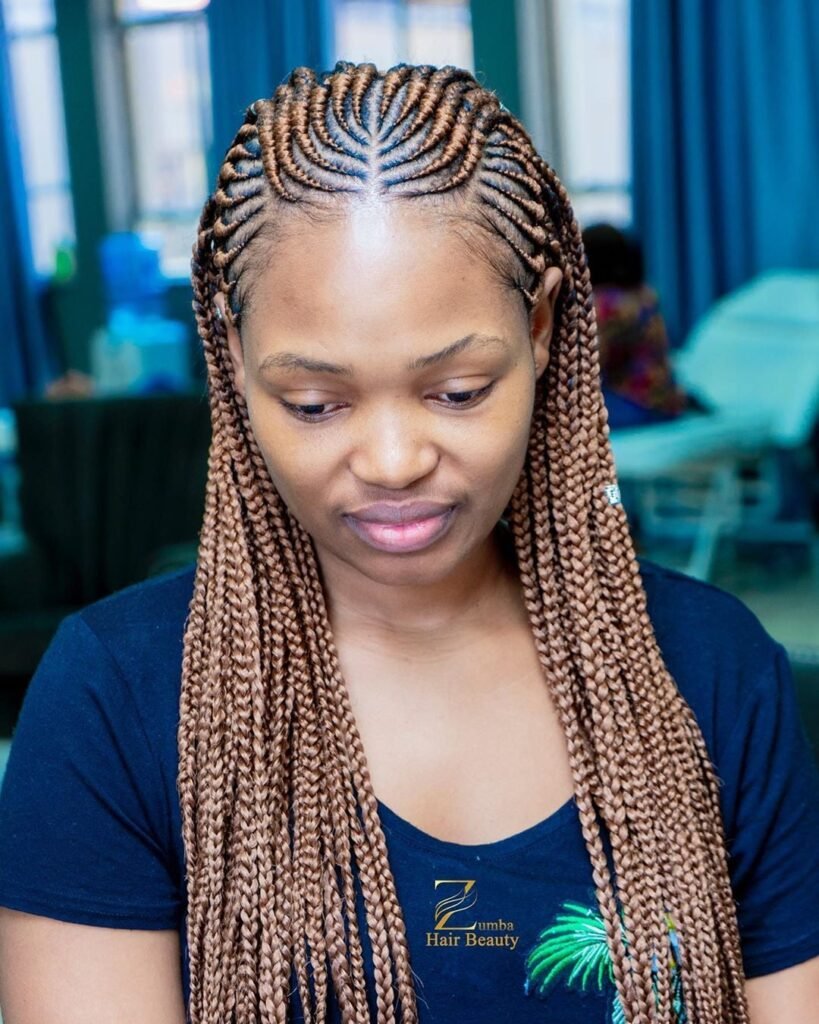 30 PHOTOS Cornrow braid designs - Box braids hairstyles