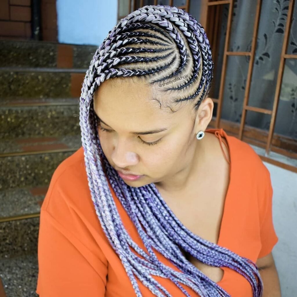 30 PHOTOS Cornrow braid designs - Box braids hairstyles