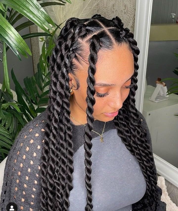 30 PHOTOS Cornrow braid designs - Box braids hairstyles