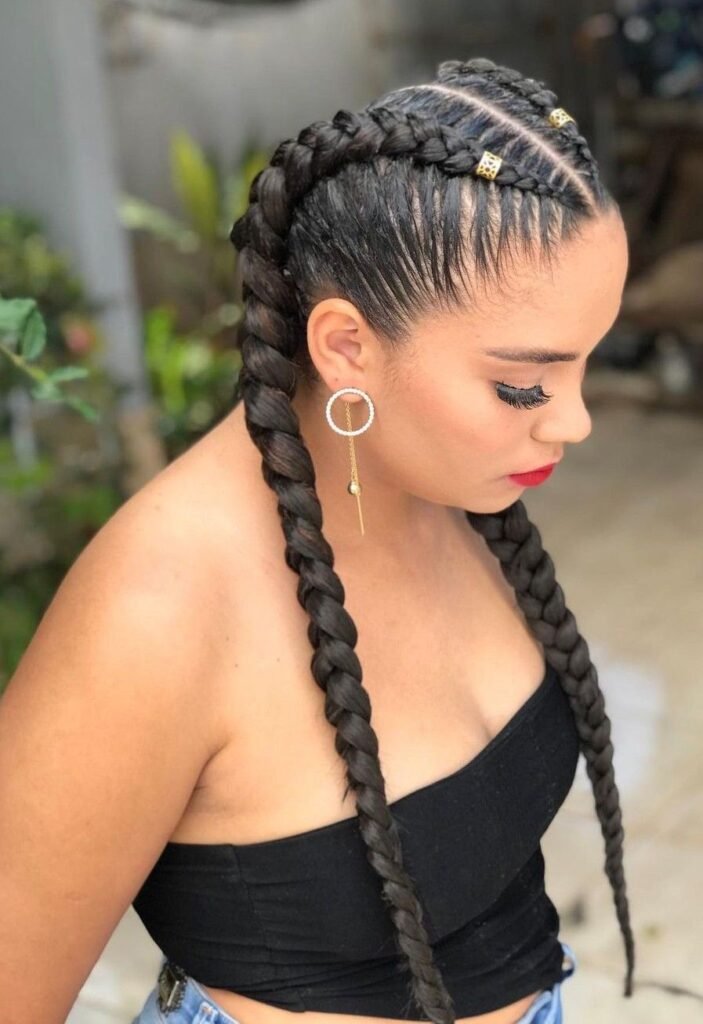 30 PHOTOS Cornrow braid designs - Box braids hairstyles