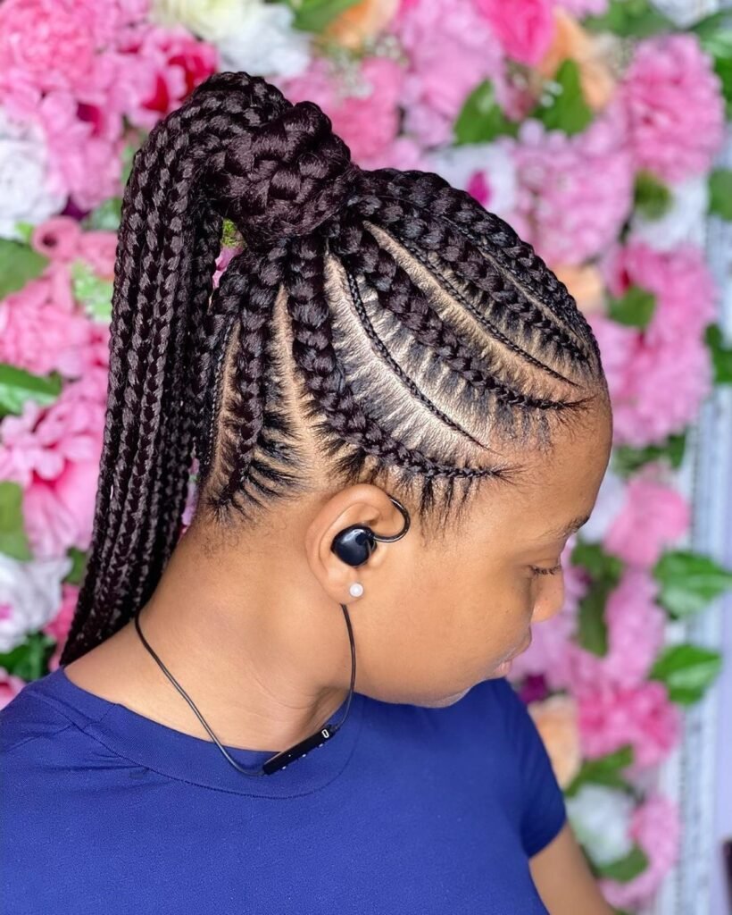 30 PHOTOS Cornrow braid designs - Box braids hairstyles