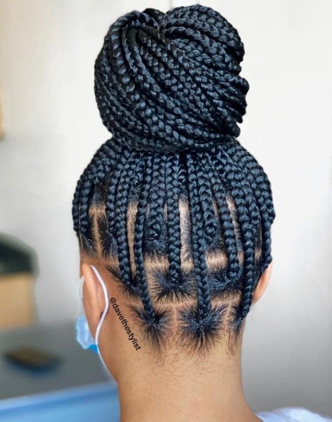 30 PHOTOS Cornrow braid designs - Box braids hairstyles