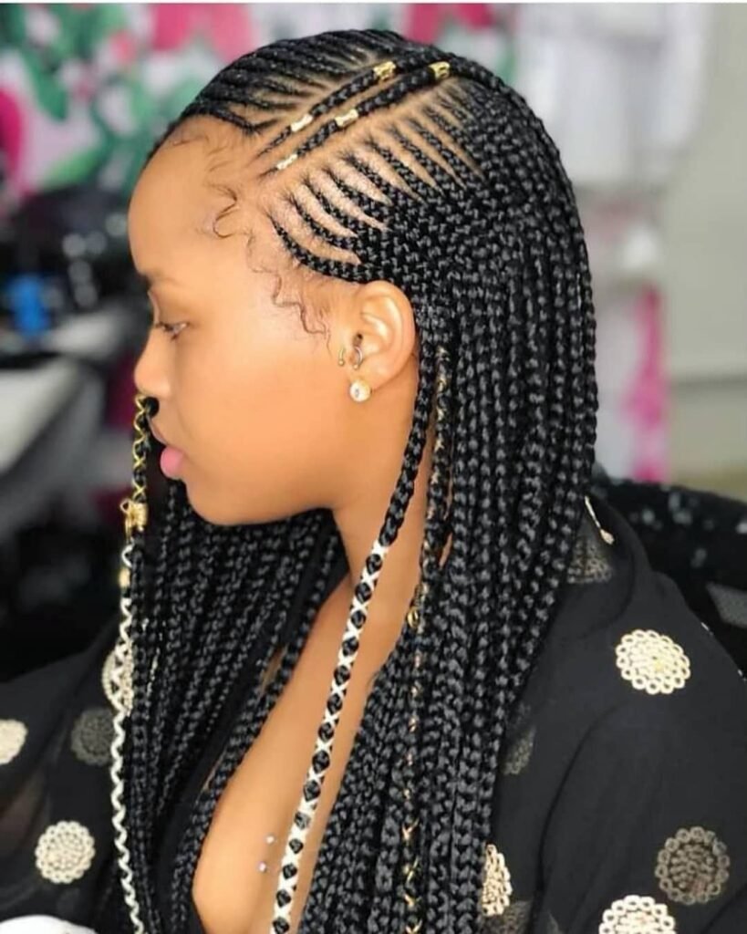 30 PHOTOS Cornrow braid designs - Box braids hairstyles