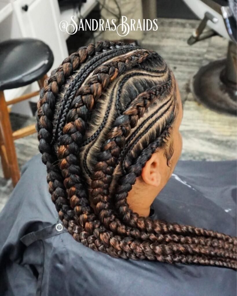 30 PHOTOS Cornrow braid designs - Box braids hairstyles