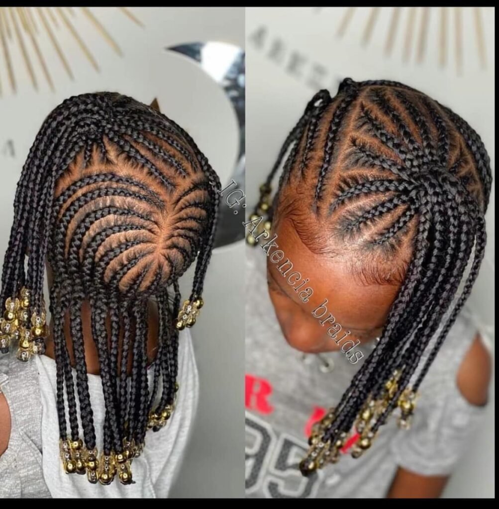 Kids' braided hairstyles ideas