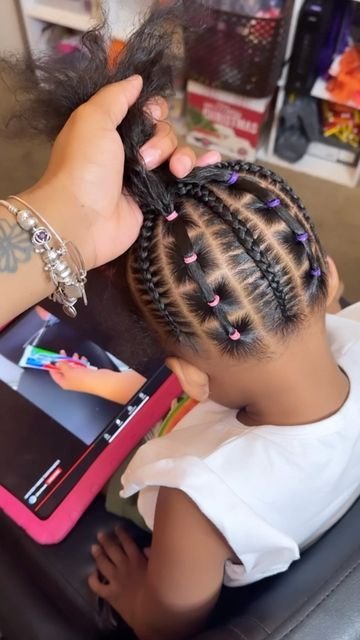 Kids' cornrow hairstyles + Box braids for kids