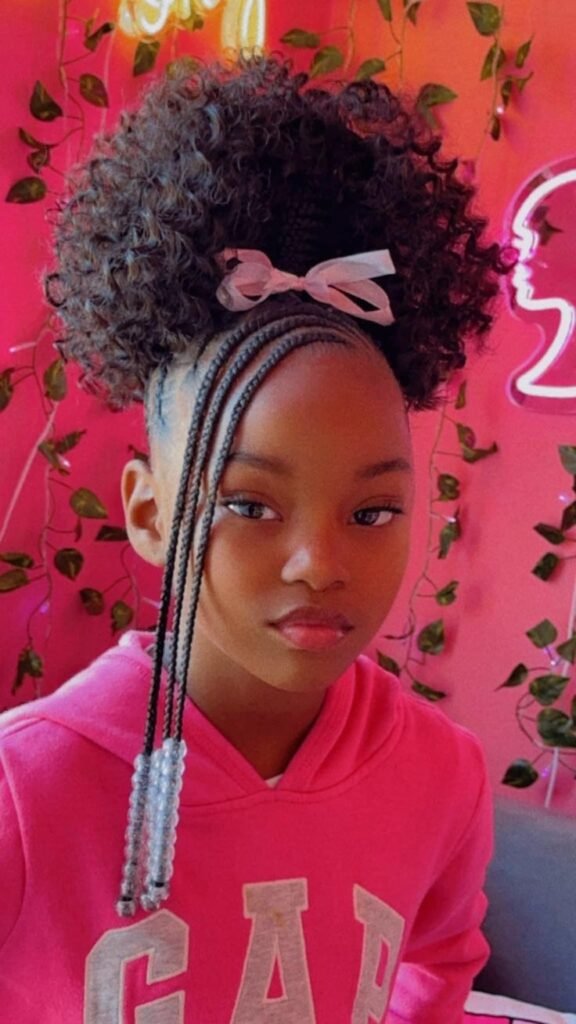 Kids' cornrow hairstyles + Box braids for kids