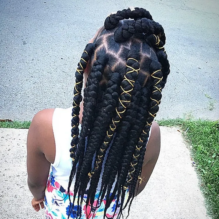 Kids' cornrow hairstyles + Box braids for kids