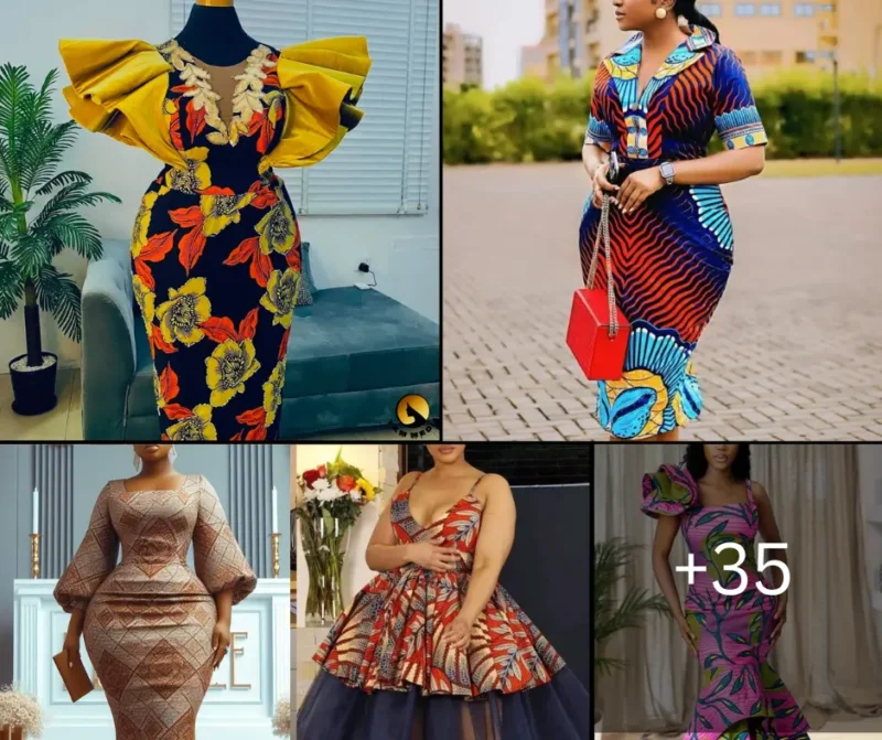 Stylish African print dresses