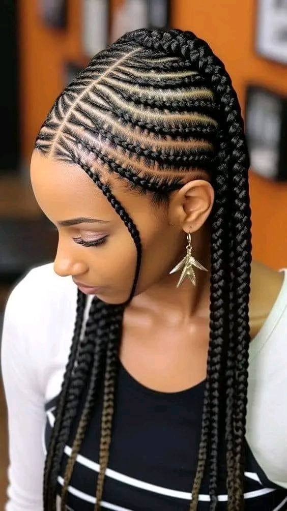 15 PHOTOS Stylish cornrow braid designs - Trendy braided hairstyles for women