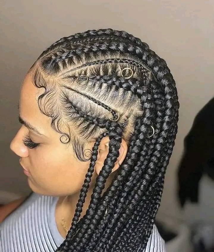 15 PHOTOS Stylish cornrow braid designs - Trendy braided hairstyles for women