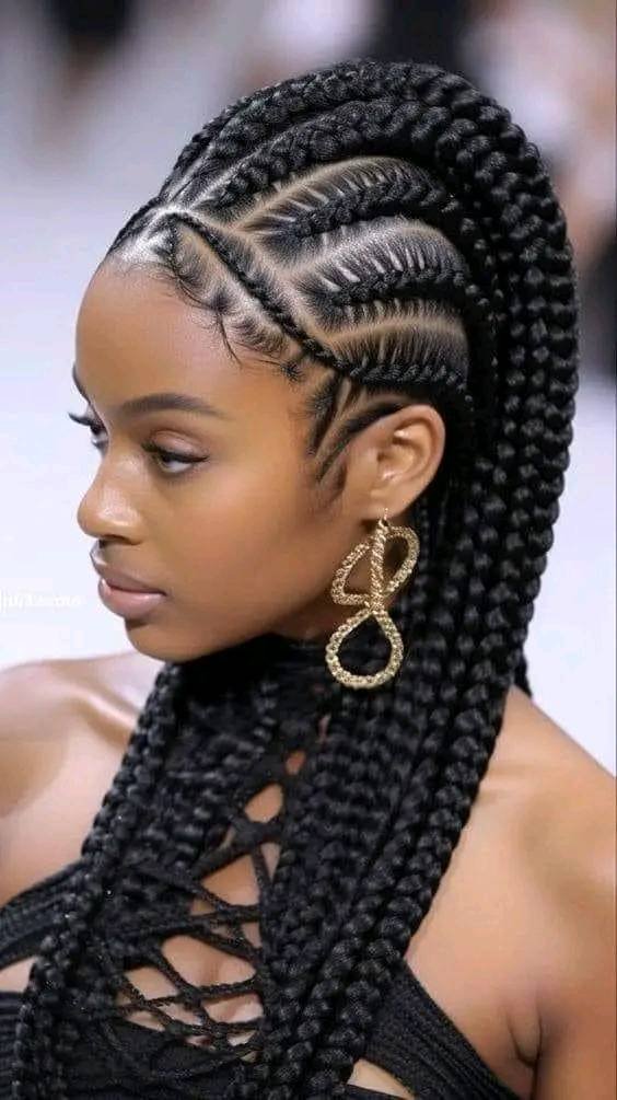 15 PHOTOS Stylish cornrow braid designs - Trendy braided hairstyles for women