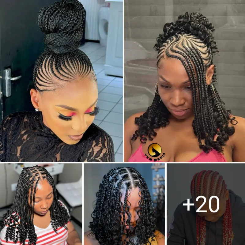 20+ PHOTOS Braids for black women + Cornrow braid designs