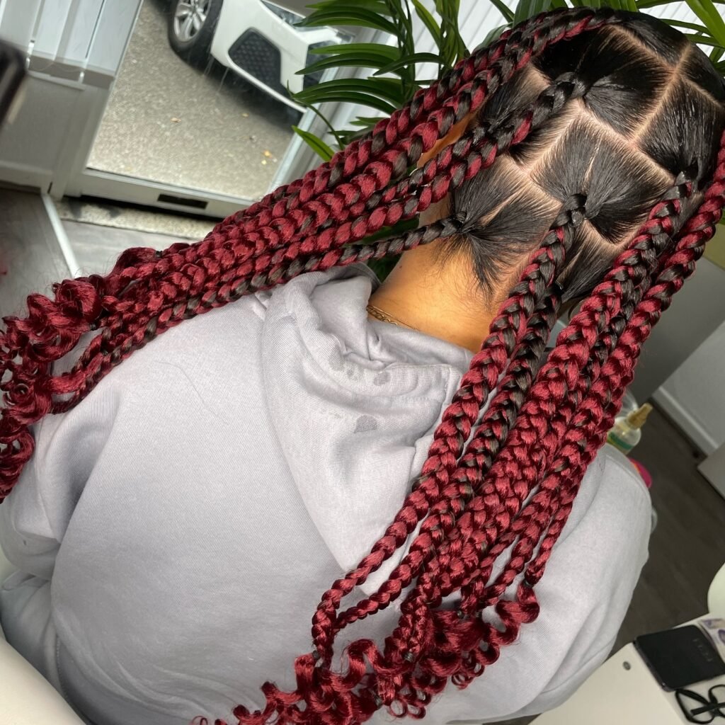 20 PHOTOS Knotless braids styles - Box braids hairstyles