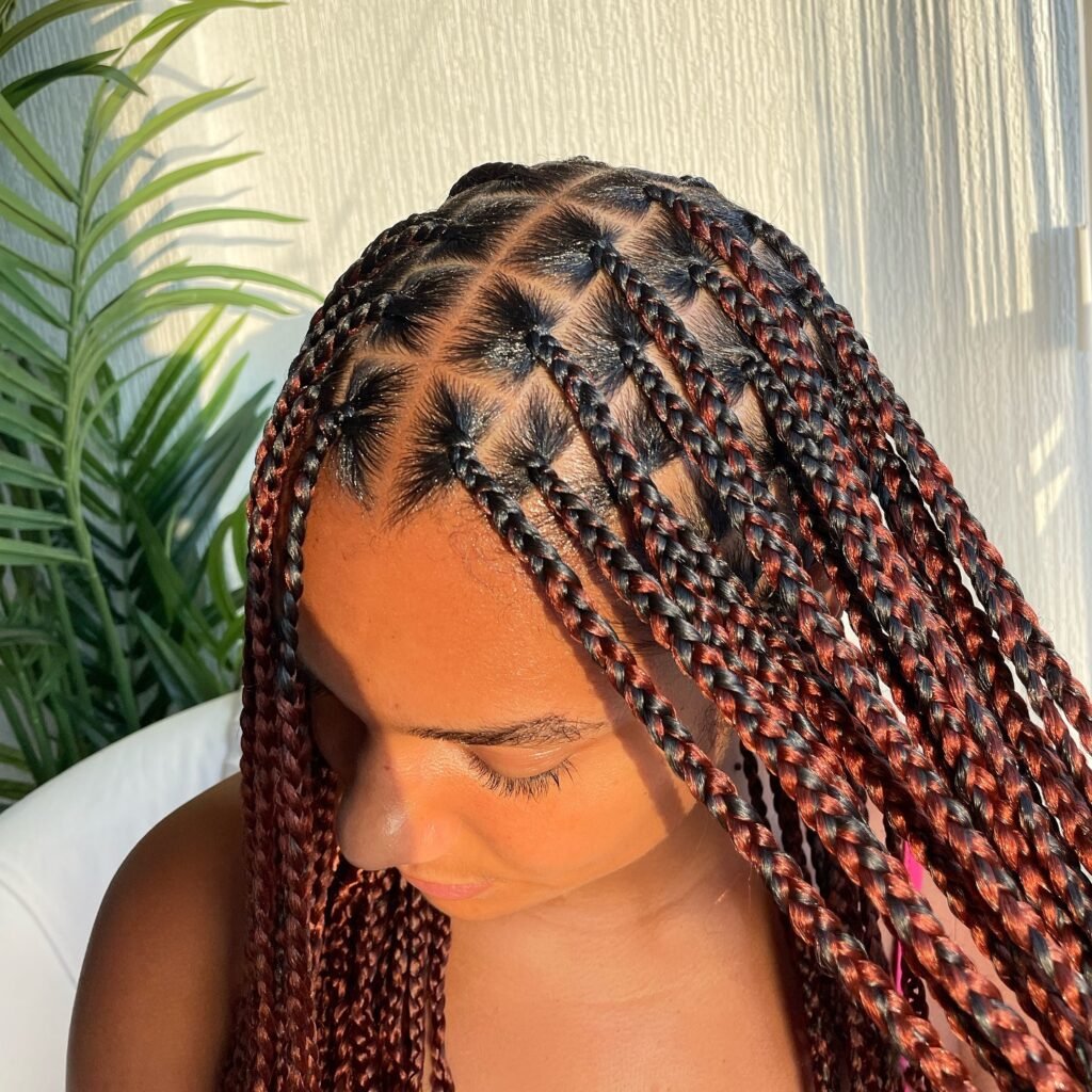 20 PHOTOS Knotless braids styles - Box braids hairstyles