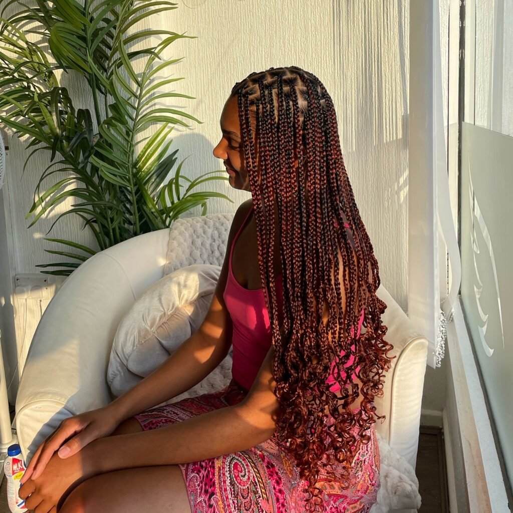 20 PHOTOS Knotless braids styles - Box braids hairstyles