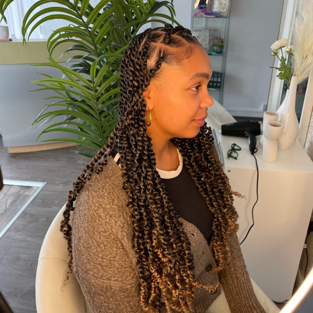 20 PHOTOS Knotless braids styles - Box braids hairstyles