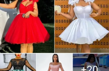 20 PHOTOS Short gown styles for wedding guests