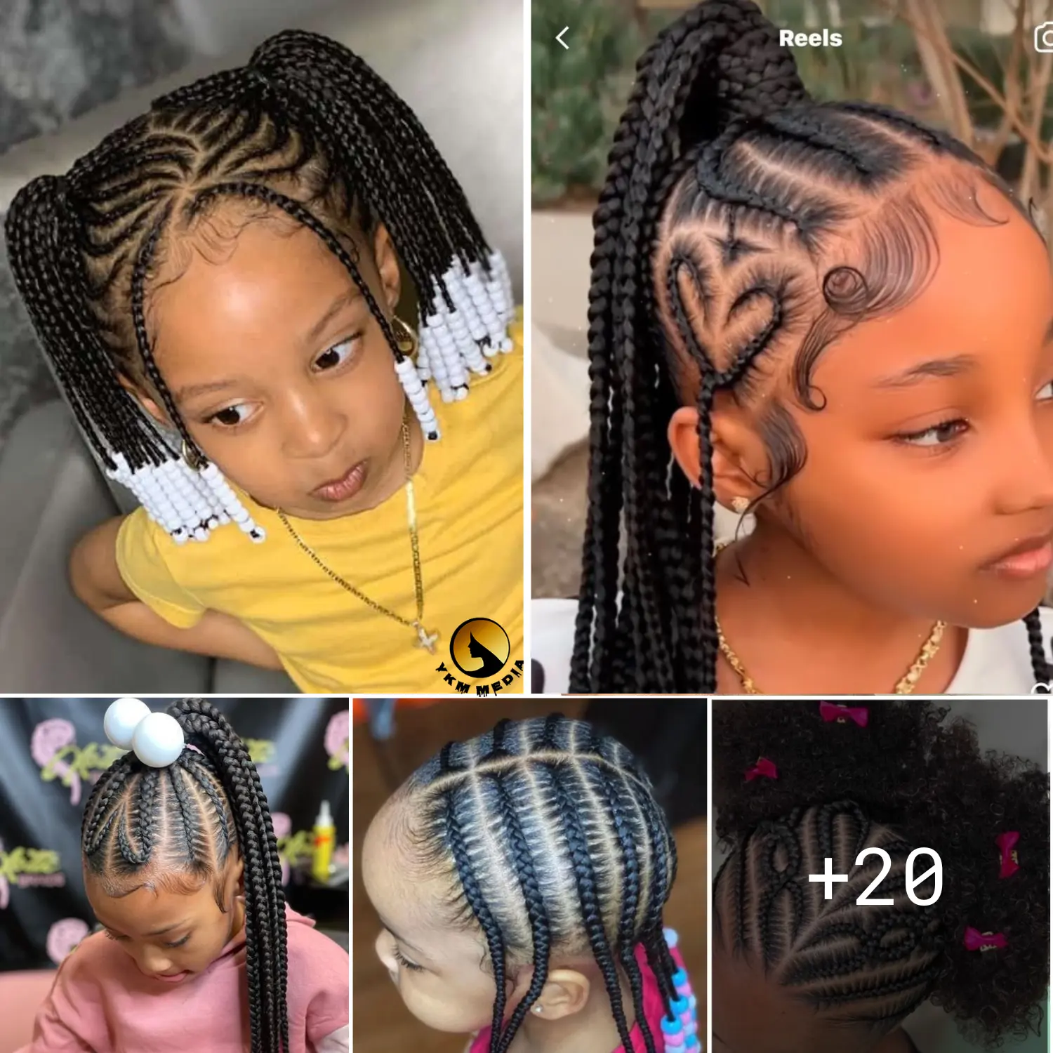 20 Stylish Cornrow Hairstyles for Little Girls in 2024