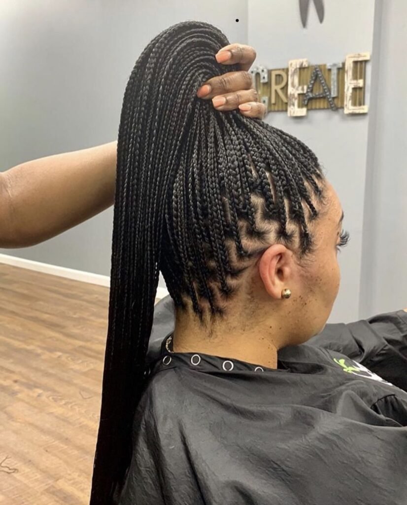 25 PHOTOS: Cornrow braid designs and Knotless braids styles