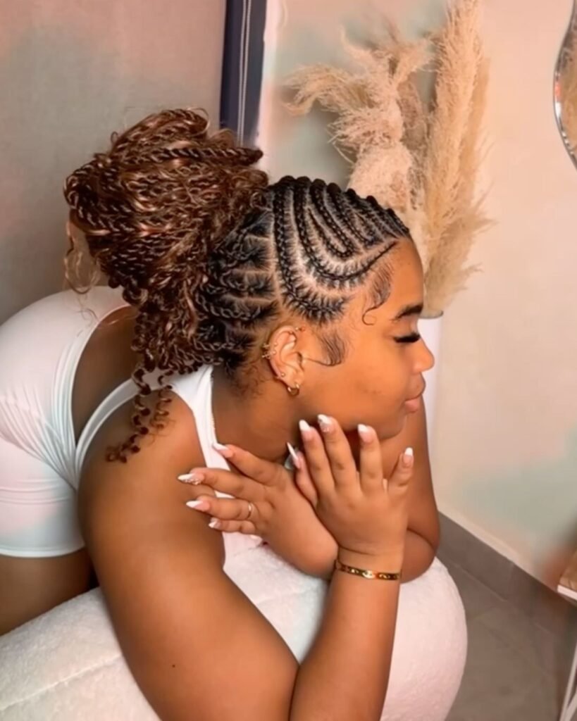 25 PHOTOS: Cornrow braid designs and Knotless braids styles