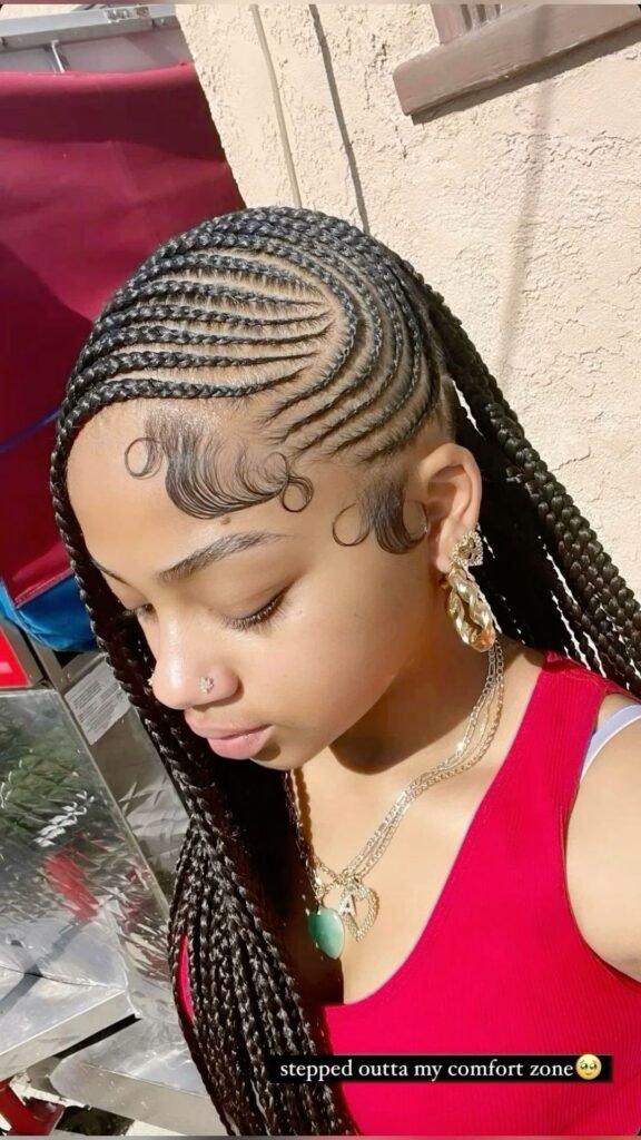 25 PHOTOS Cornrow braid designs and Knotless braids styles