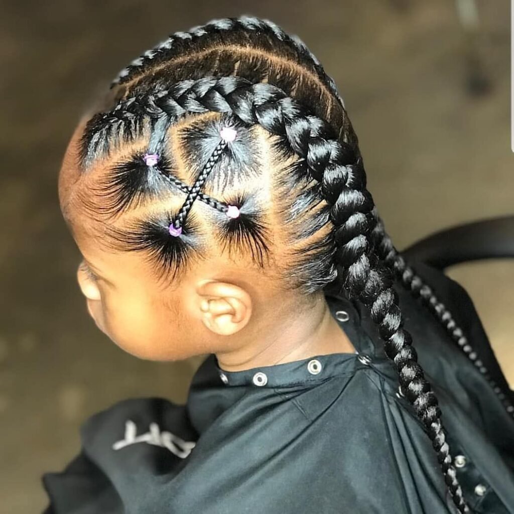 25 PHOTOS: Cornrow braid designs and Knotless braids styles