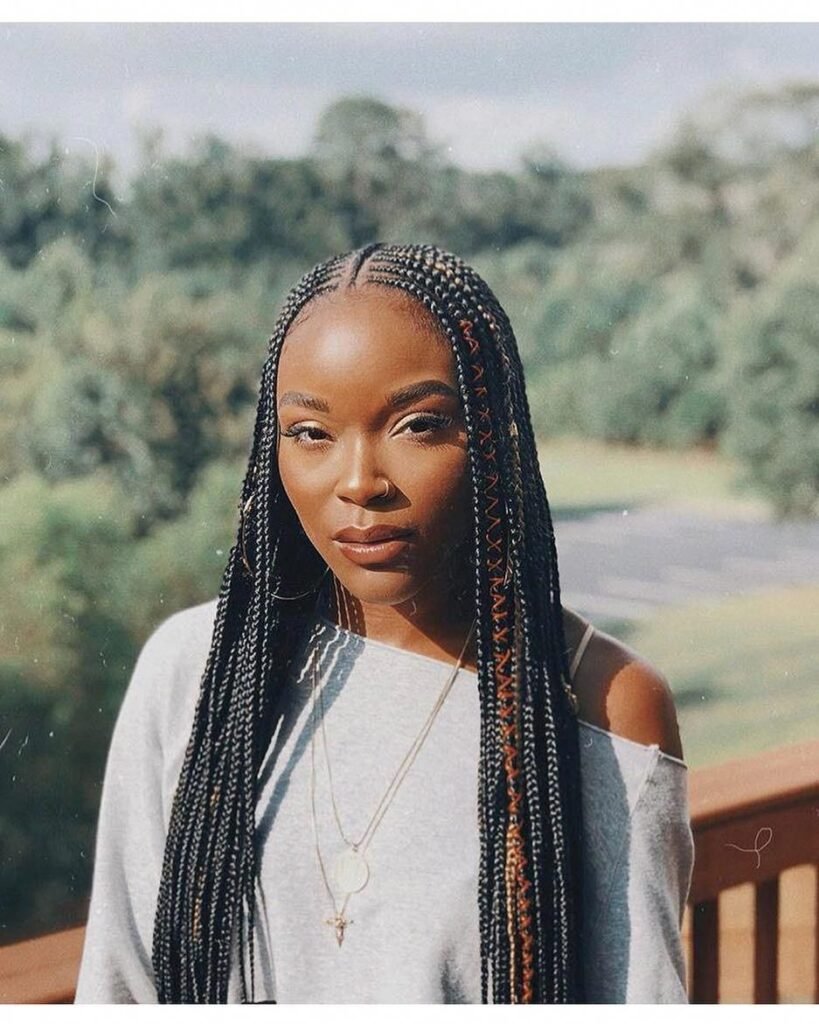 25 PHOTOS: Cornrow braid designs and Knotless braids styles