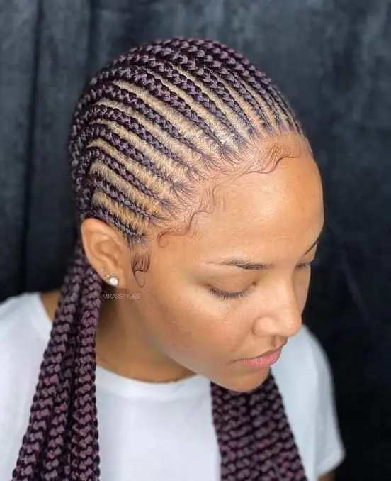 30 PHOTOS Cornrow braid designs + Box braids hairstyles new