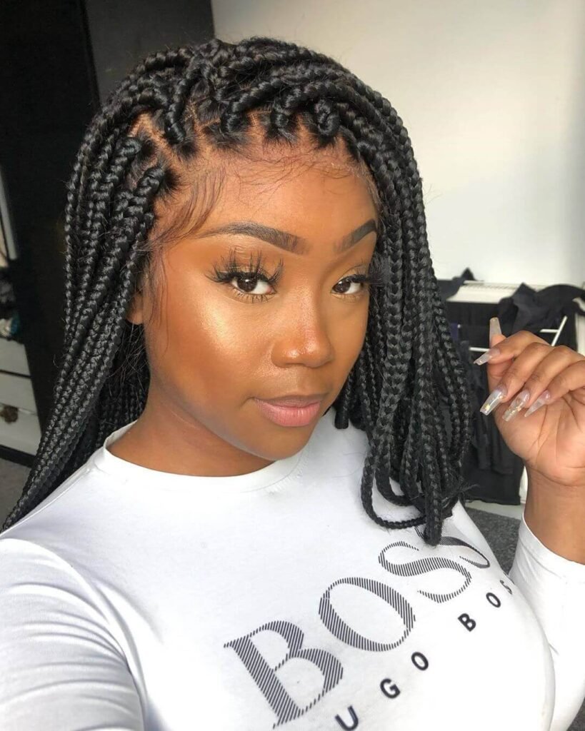 30 PHOTOS Cornrow braid designs + Box braids hairstyles new