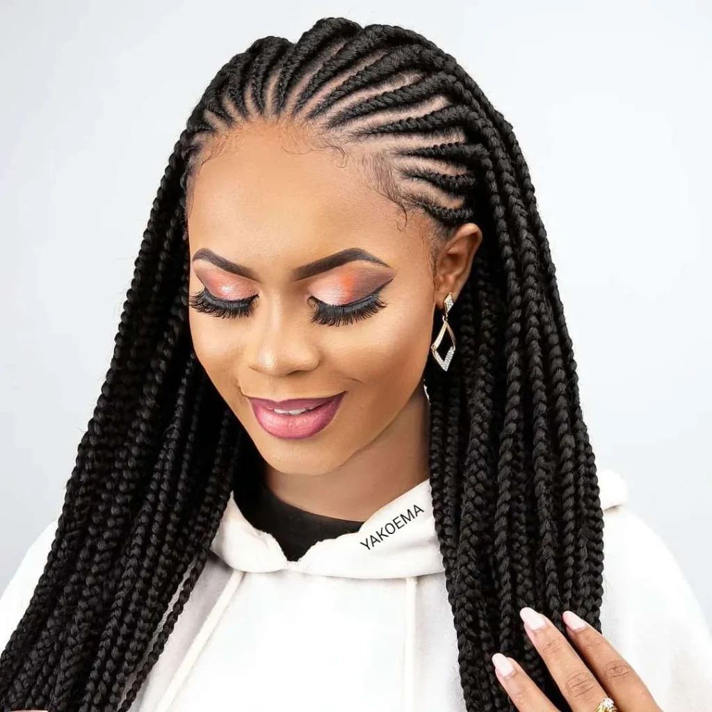 30 PHOTOS Cornrow braid designs + Box braids hairstyles new