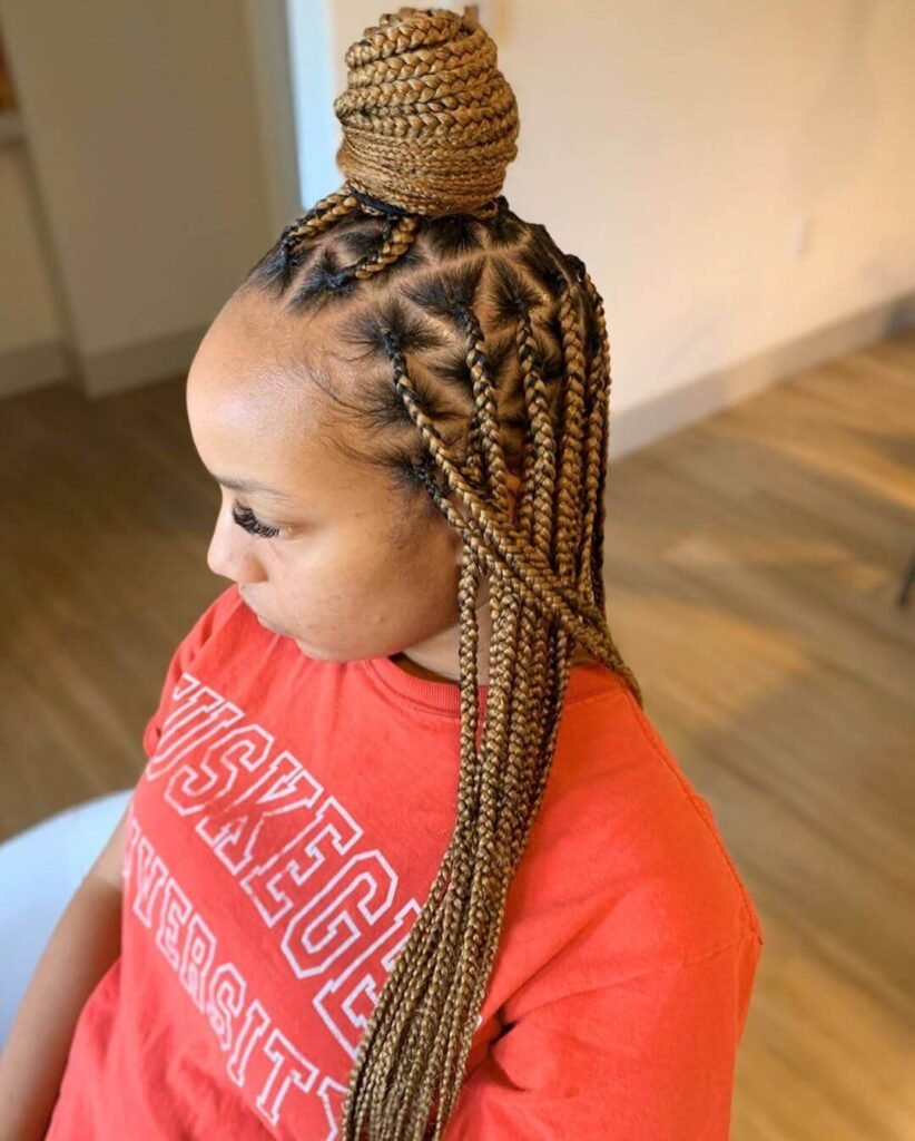 30 PHOTOS Cornrow braid designs + Box braids hairstyles new