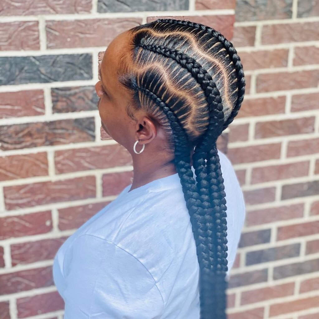 35 PHOTOS Cornrow braid designs + Knotless braids styles