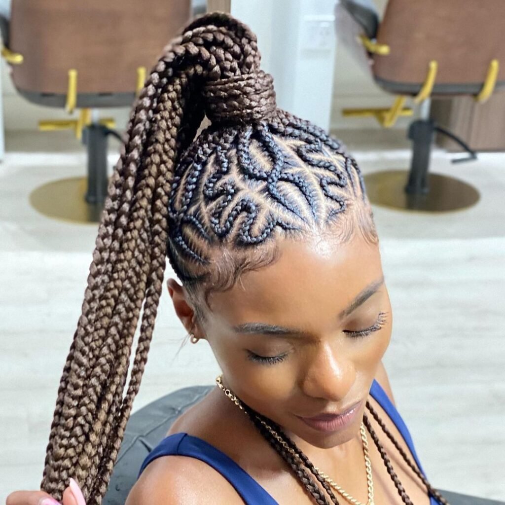 35 PHOTOS Cornrow braid designs + Knotless braids styles