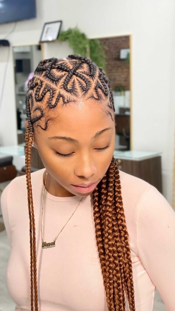 35 PHOTOS Cornrow braid designs + Knotless braids styles