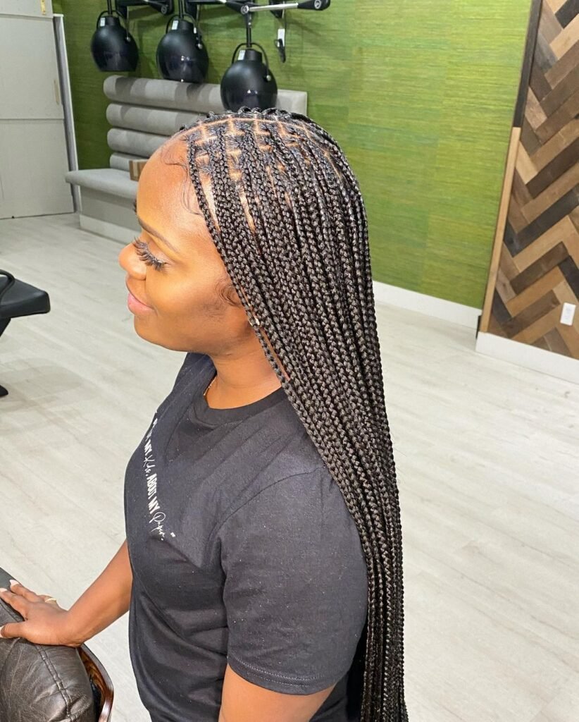 35 PHOTOS Cornrow braid designs + Knotless braids styles