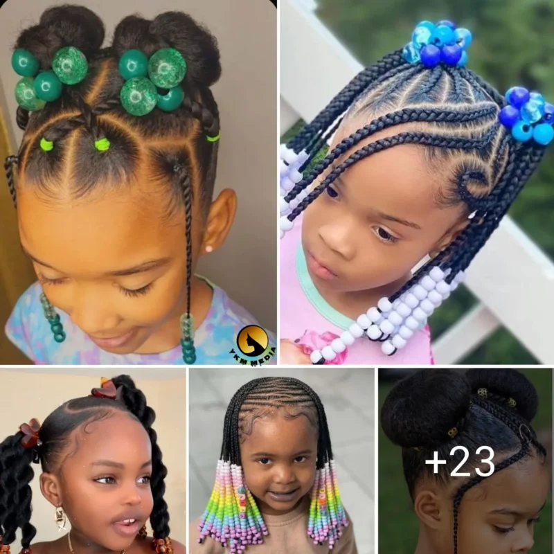 Kids' hairstyle ideas for birthdays