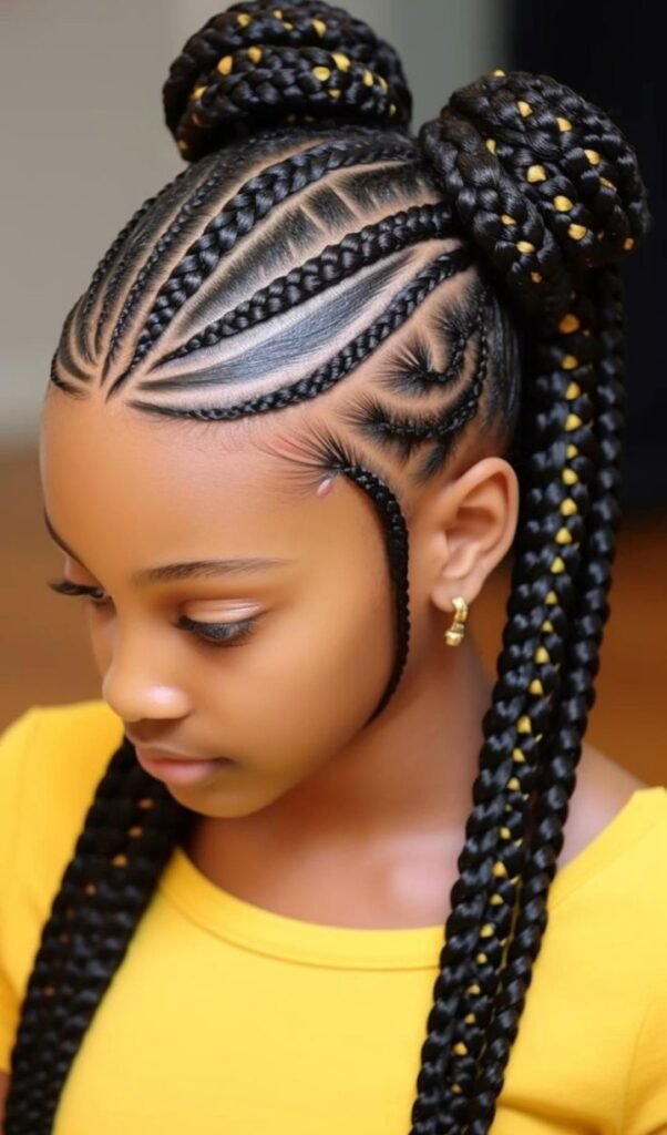 Elegant designer braids for special occasions