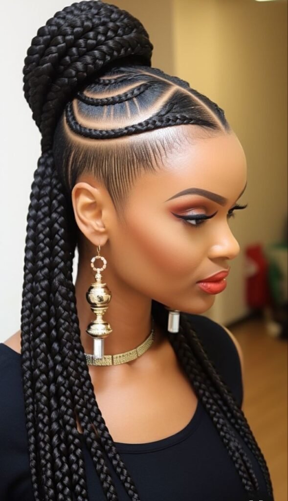 Elegant designer braids for special occasions