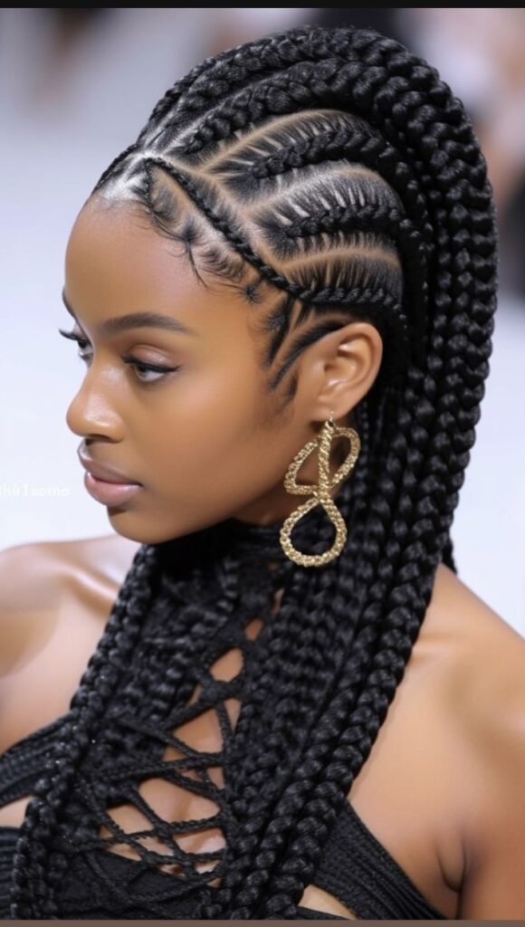 Elegant designer braids for special occasions