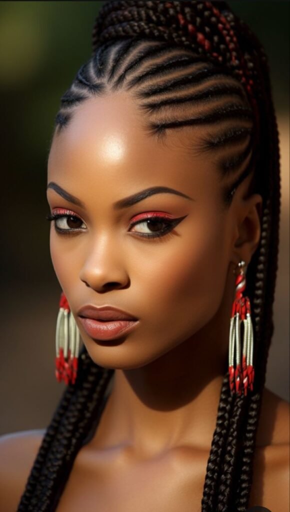 Elegant designer braids for special occasions