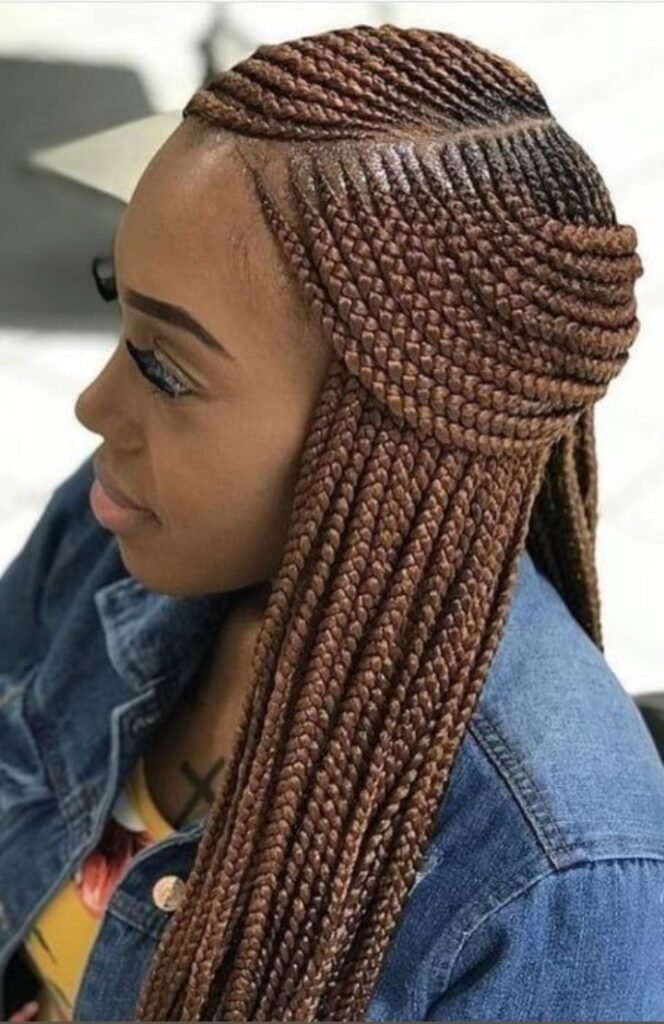 High-end braided hairstyles for events