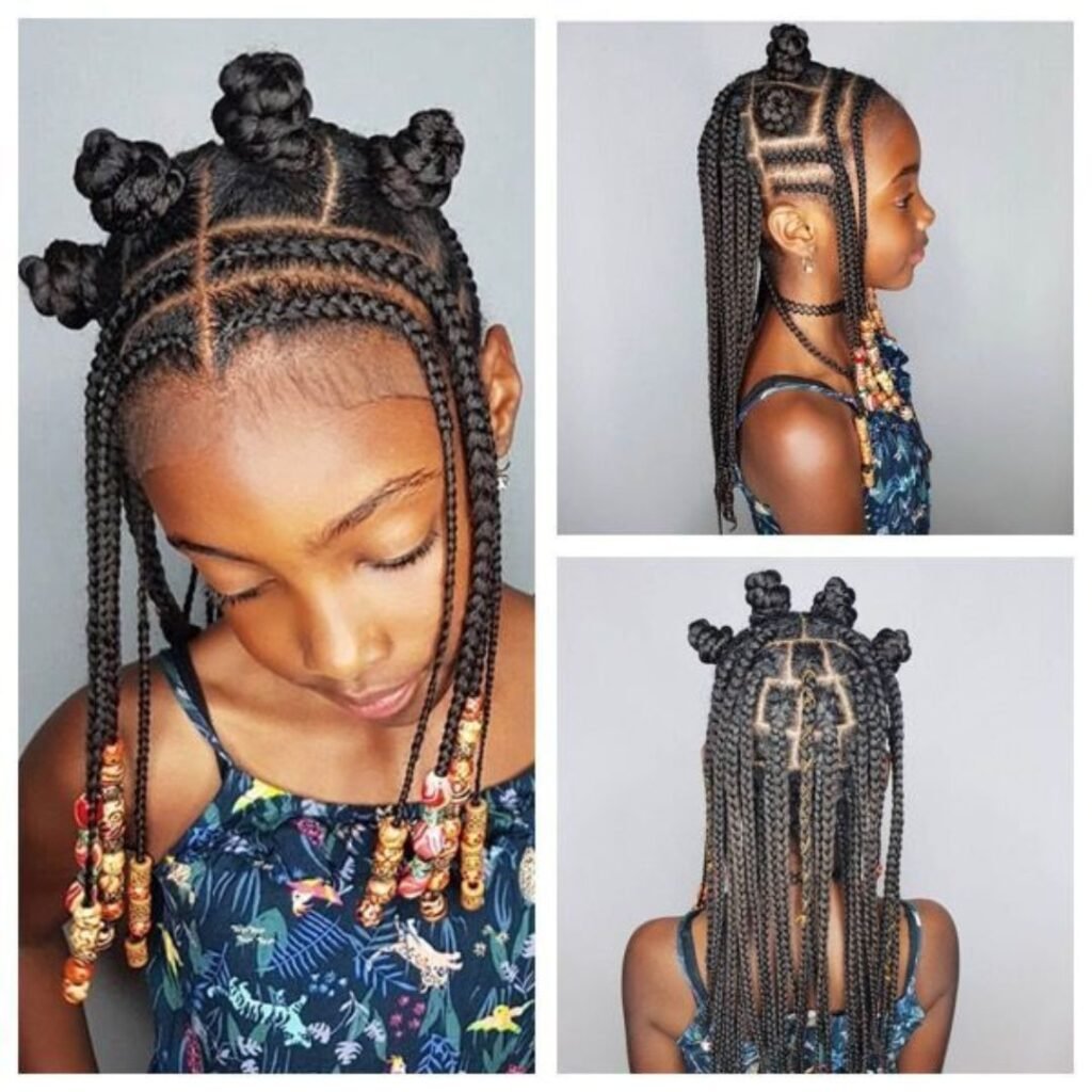 Kids' Cornrow Hairstyles + African Kids' Hairstyles