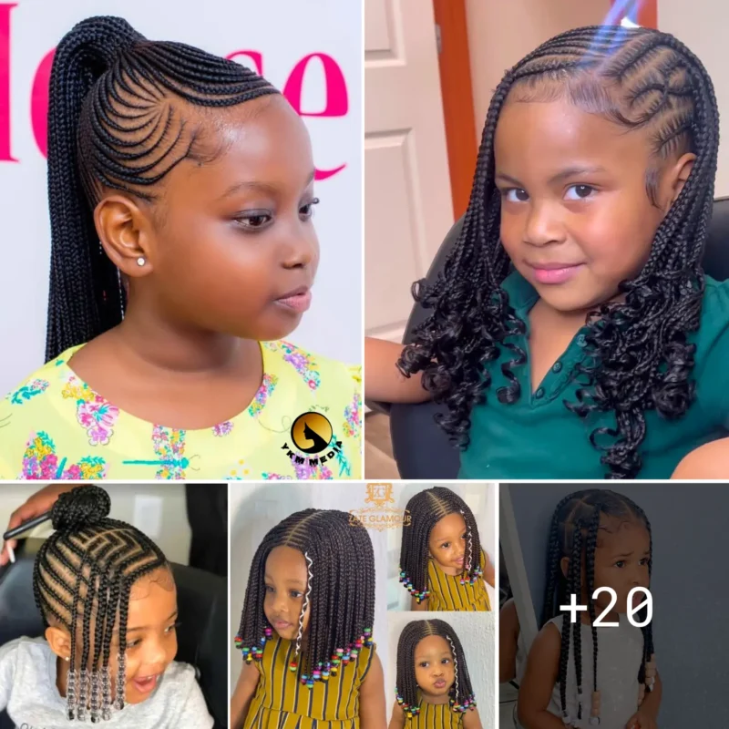 Kids' Cornrow Hairstyles + African Kids' Hairstyles