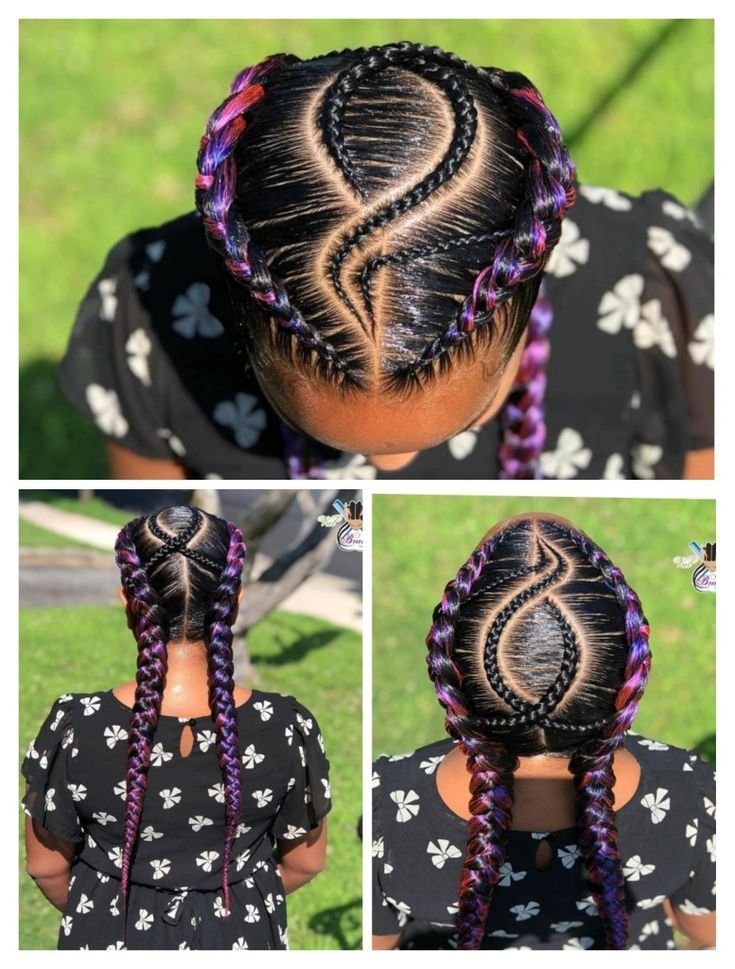 Top braided hairstyles with beads for kids and teens