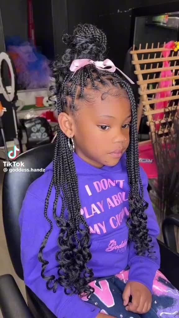 Top braided hairstyles with beads for kids and teens