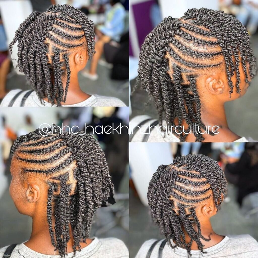 Top braided hairstyles with beads for kids and teens